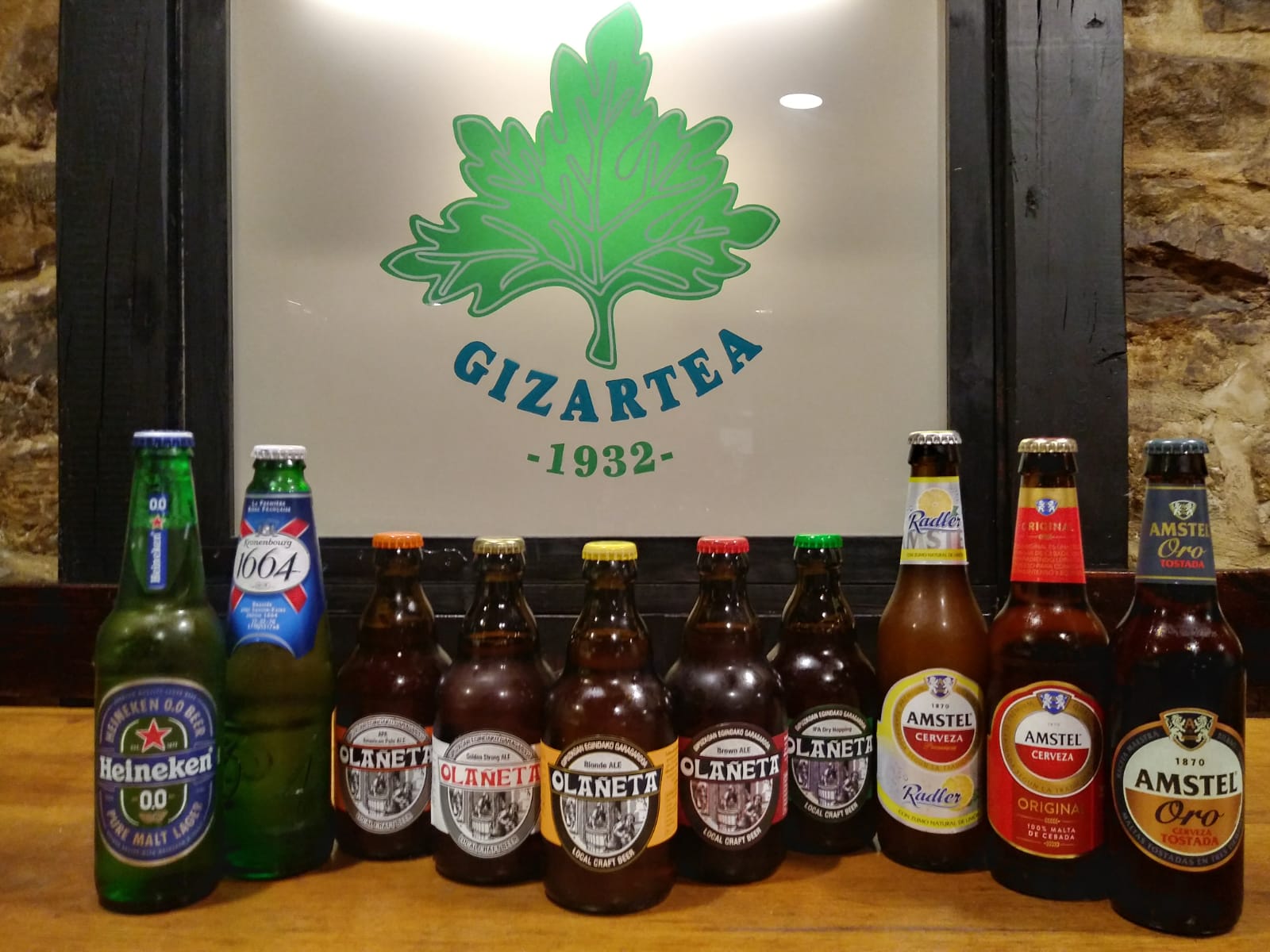 La completa gama de cervezas